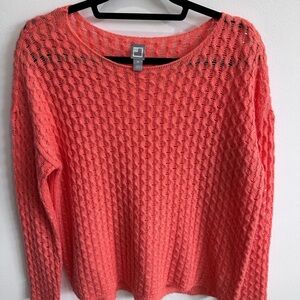JCP Women's Coral Knit Sweater